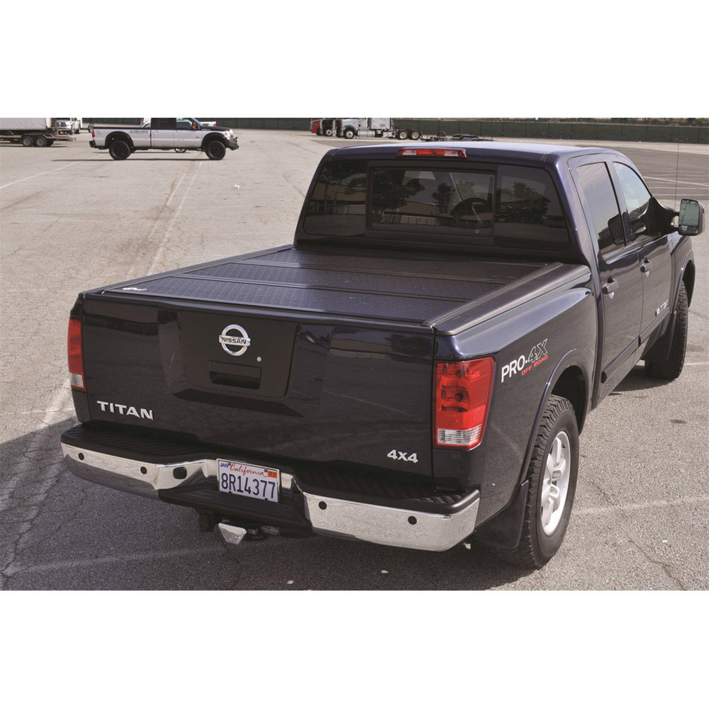 2005 Nissan Titan Tonneau Cover 67.1 inch Bed BAKFlip FiberMax 14