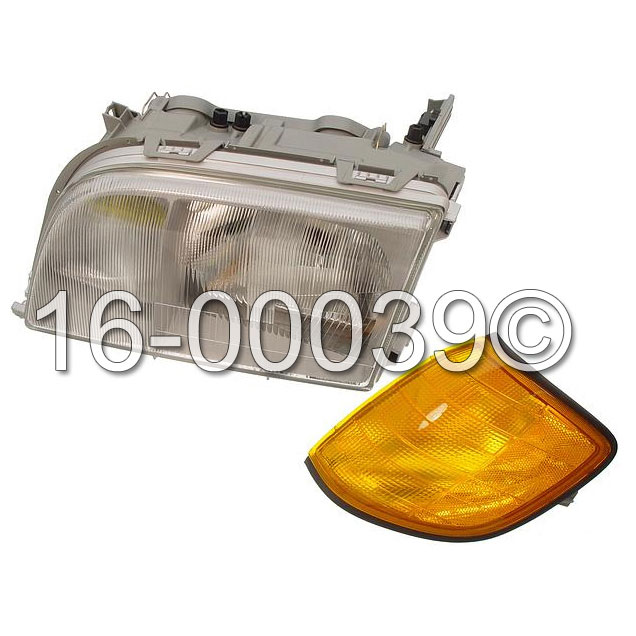 Mercedes Benz S420 Headlight Assembly