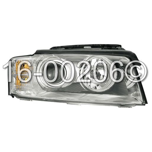Hella OEM Headlight Assembly 1600206 HH Headlight Assembly, 1600206