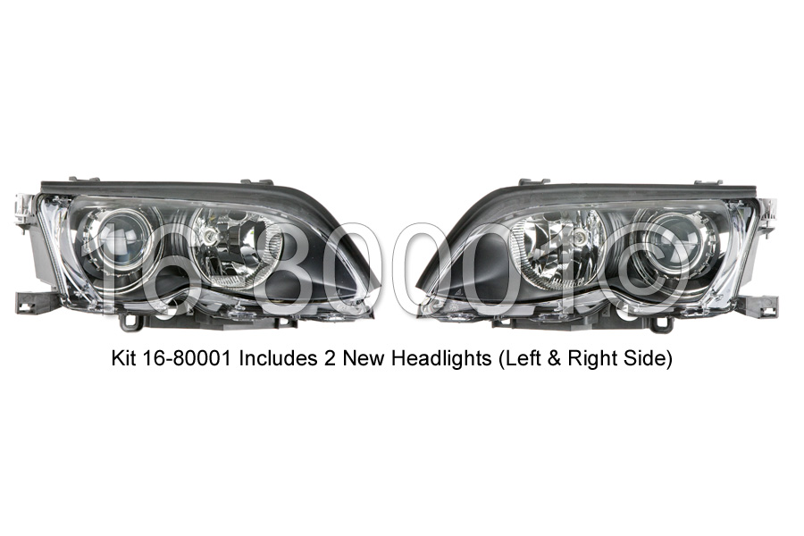BMW Headlight Assembly Pair Parts, View Online Part Sale