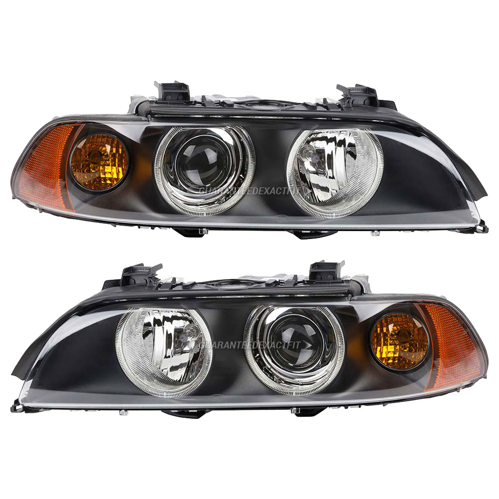 BMW 540 Headlight Assembly Pair
