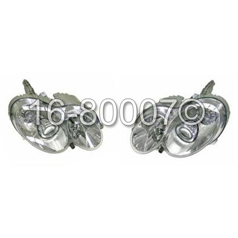 Mercedes Benz CLK550 Headlight Assembly Pair
