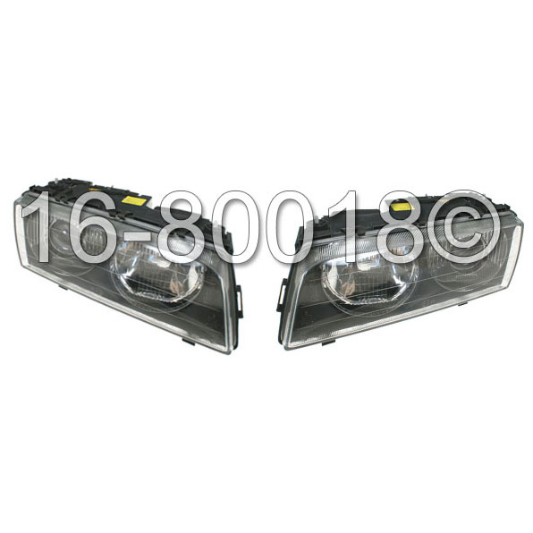 BMW 740 Headlight Assembly Pair