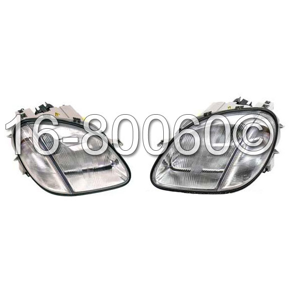 Mercedes Benz SLK230 Headlight Assembly Pair
