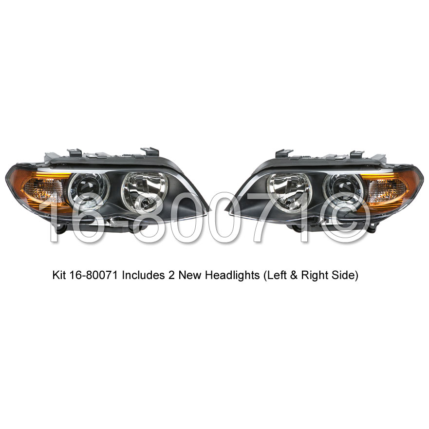 2001 Bmw x5 xenon headlight assembly