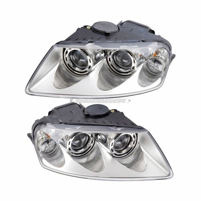 
 Volkswagen Touareg Headlight Assembly Pair 