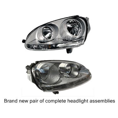 Volkswagen Jetta Headlight Assembly Pair