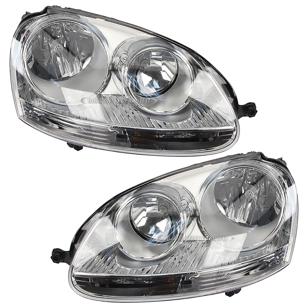 Volkswagen Jetta Headlight Assembly Pair