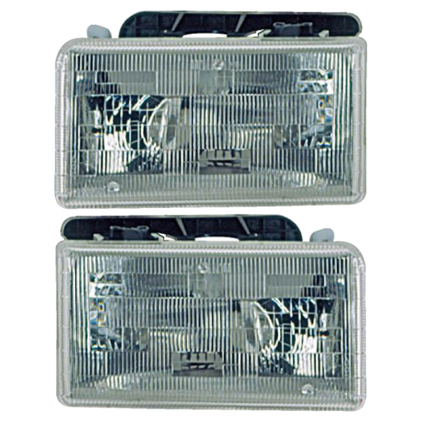 1996 Dodge Dakota Headlight Assembly Pair Pair of Headlight Assemblies