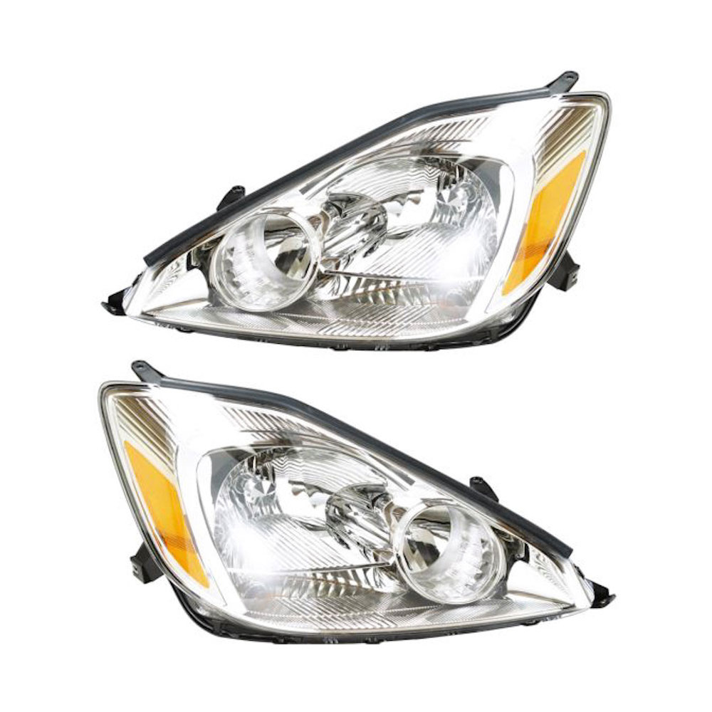 2004 Toyota Sienna Headlight Assembly Pair Pair Of Headlight Assemblies Without HID 16 80879 A9