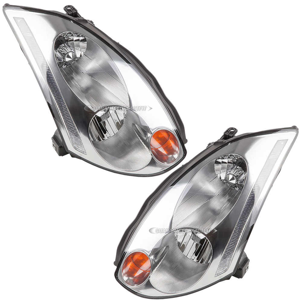 2003 Infiniti G35 Headlight Assembly Pair Headlight Assembly Pair