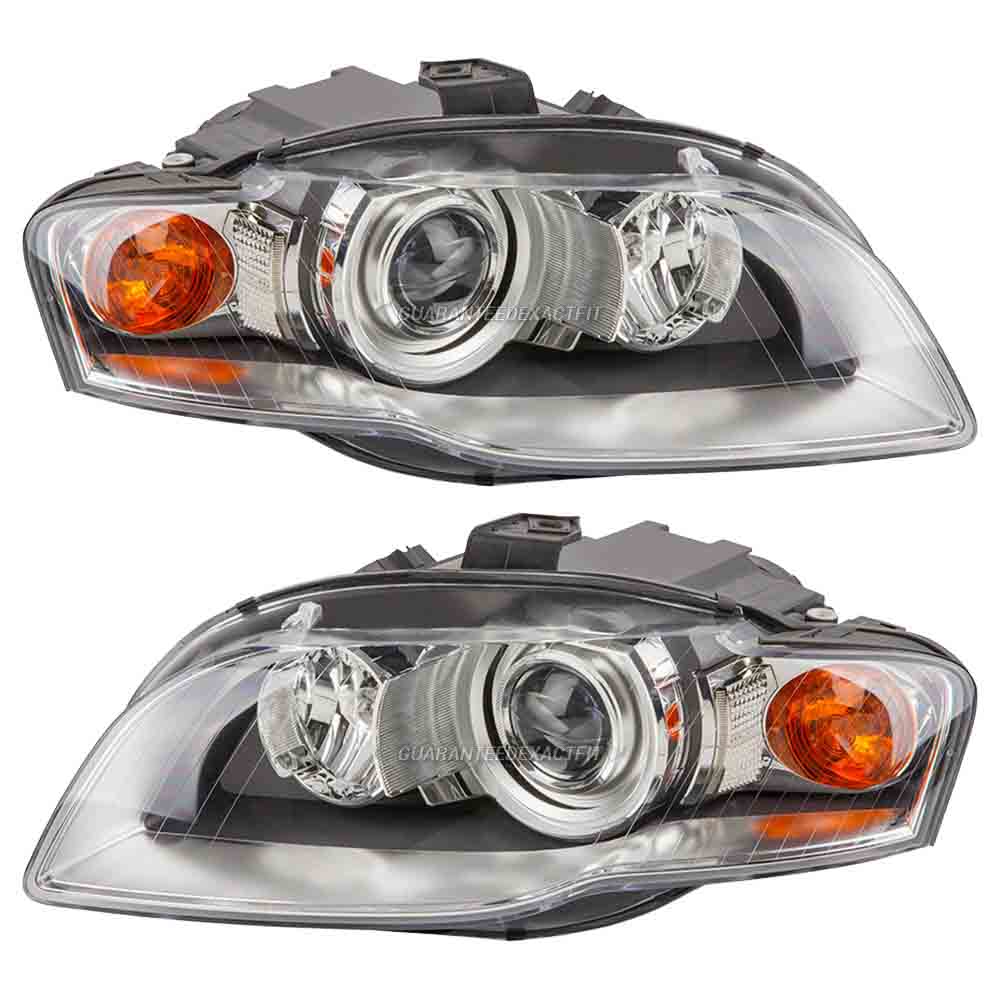 
 Audi RS4 Headlight Assembly Pair 