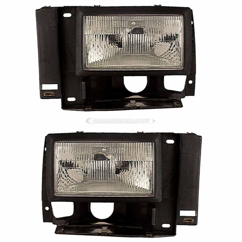 Ford Bronco II Headlight Assembly Pair 