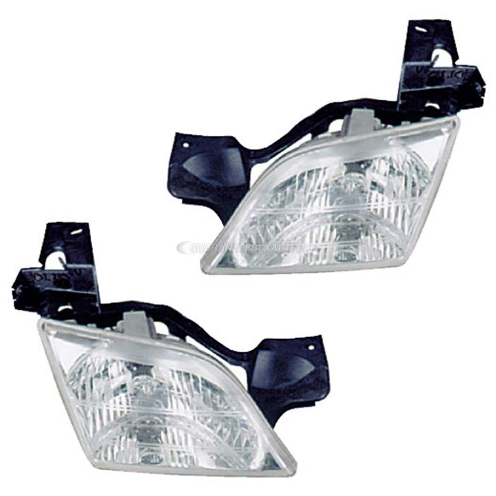  Pontiac Trans Sport Headlight Assembly Pair 