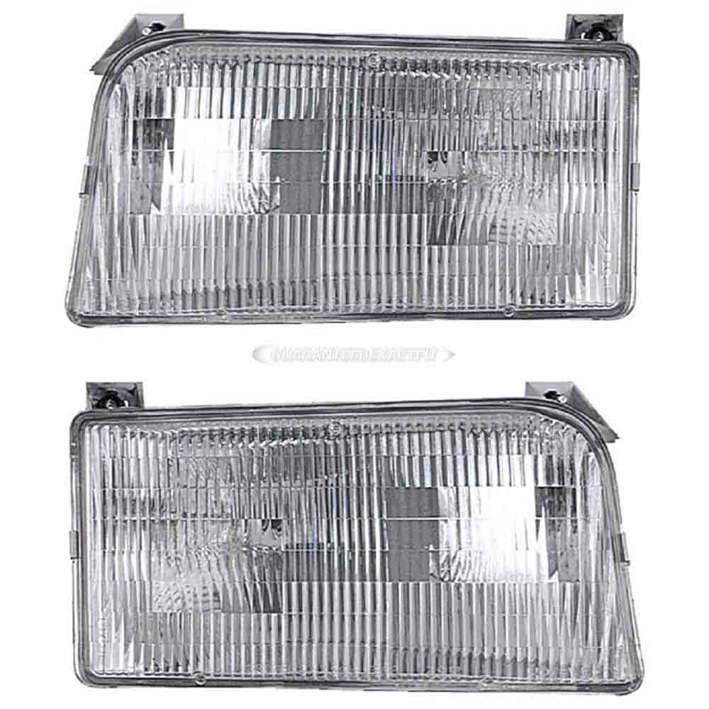 
 Ford Bronco Headlight Assembly Pair 