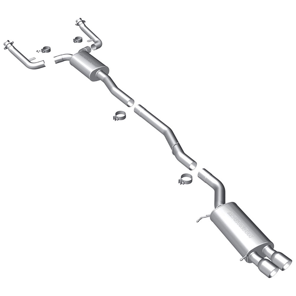 BMW 550 Cat Back Performance Exhaust