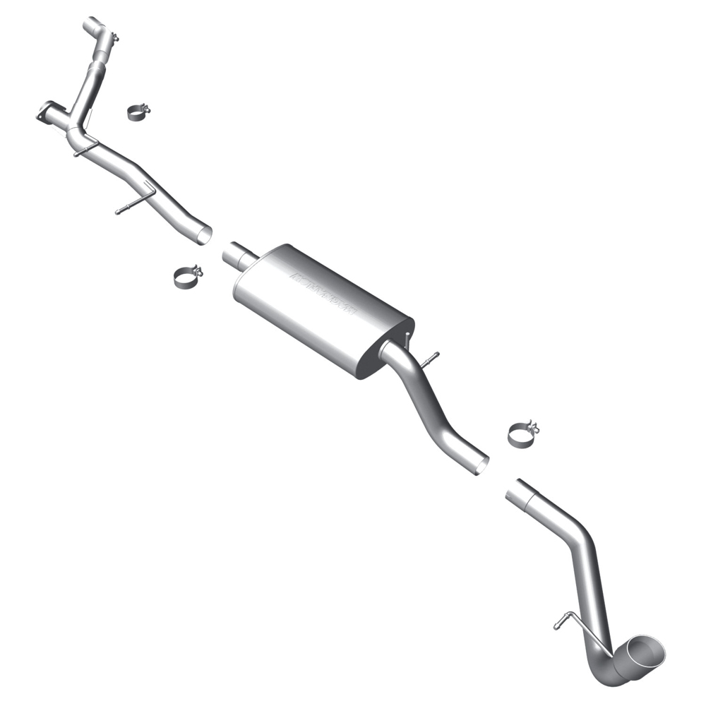 Hummer H3T Cat Back Performance Exhaust