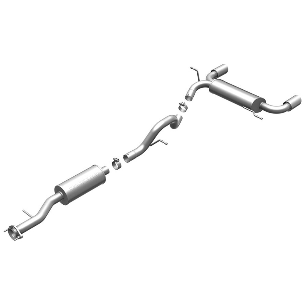 Hummer H3 Cat Back Performance Exhaust