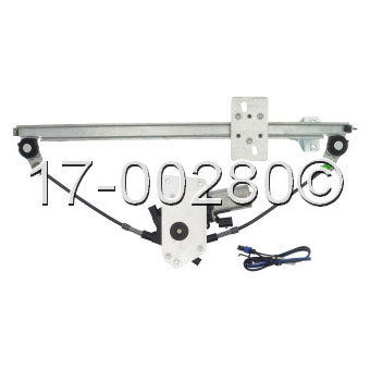 Saab Window Regulator with Motor