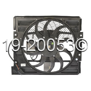BMW Z8 Cooling Fan Assembly