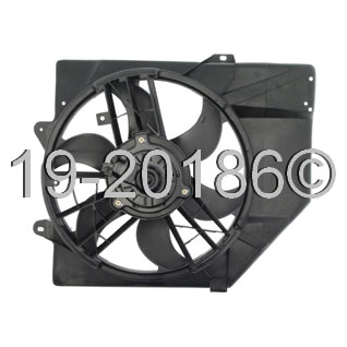 Mercury Tracer Cooling Fan Assembly
