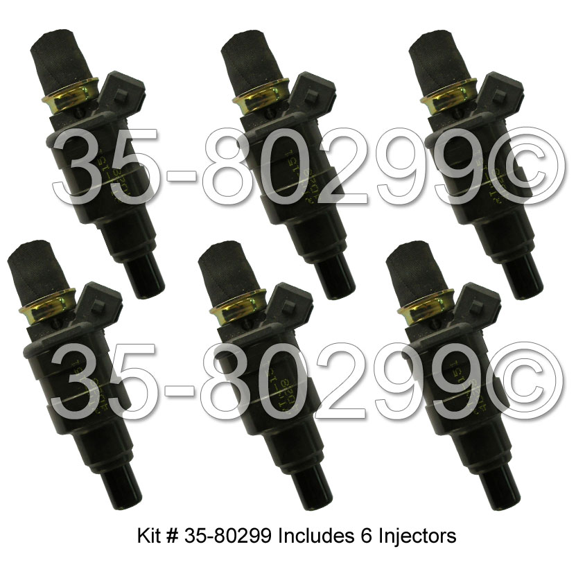 BMW 630csi Fuel Injector Set