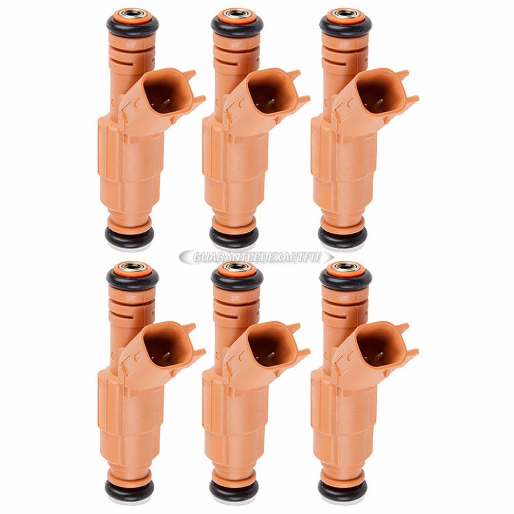 2002 Dodge Dakota Fuel Injector Set 3.9L Engine 3580976 6I