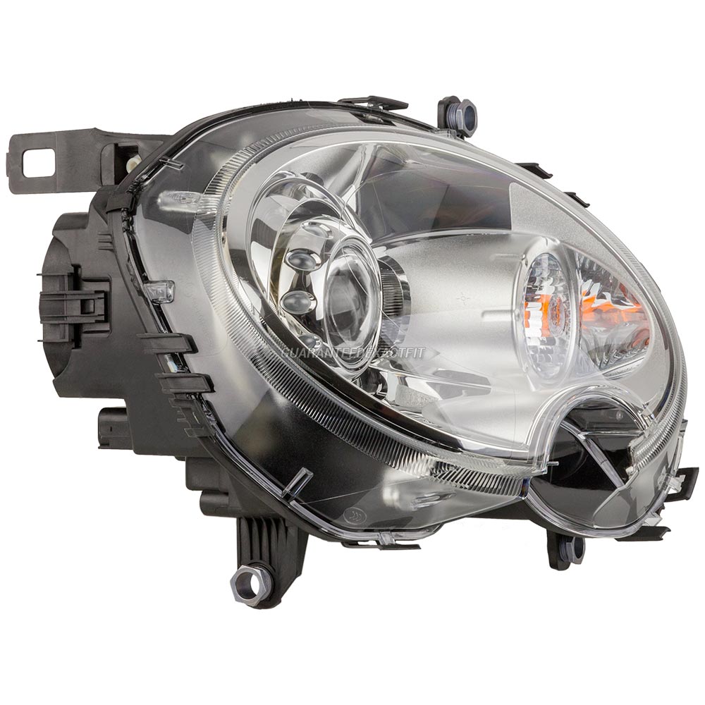 2008 Mini Cooper Headlight Assembly Left Driver Side BiXenon with Clear Turn Signal