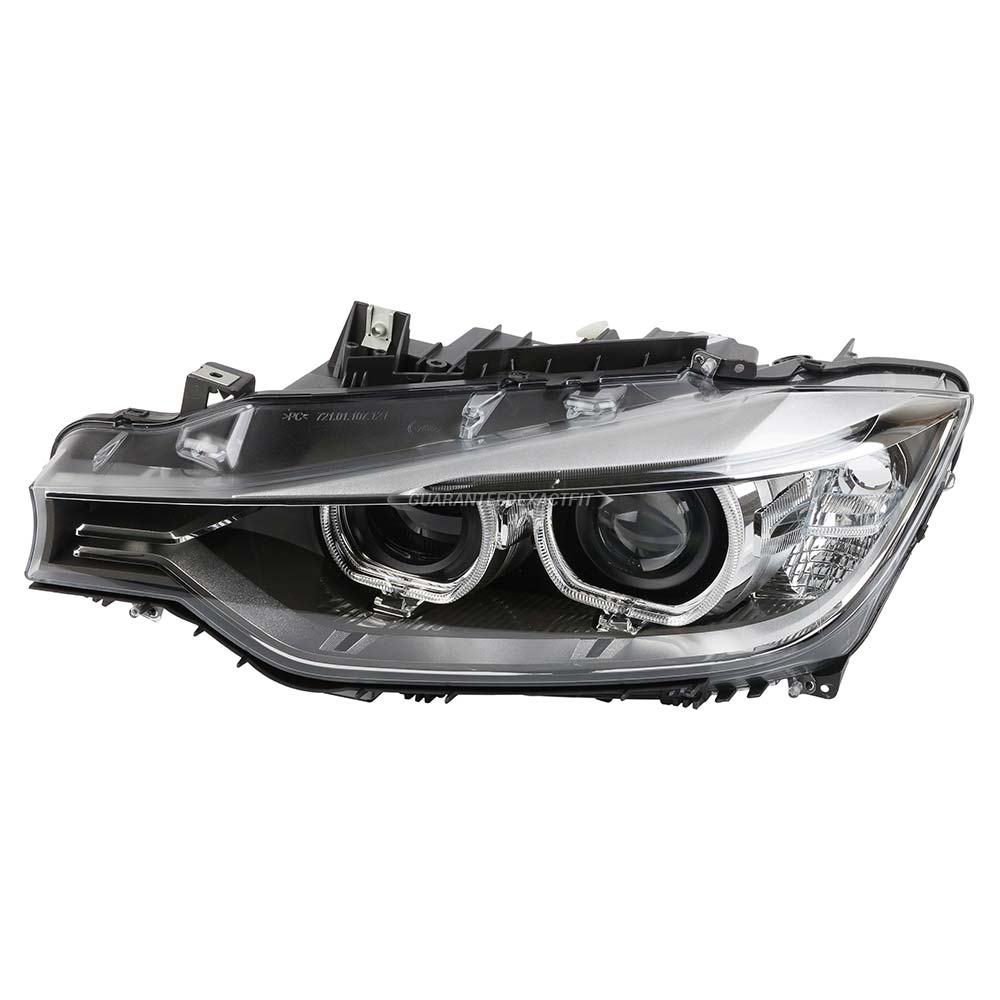 2014 Bmw 328d xDrive Headlight Assembly 