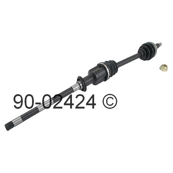 Jaguar X Type Drive Axle Front