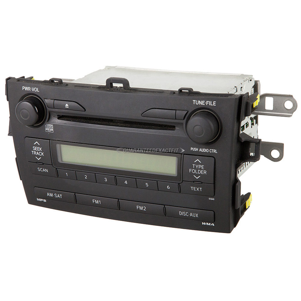 2010 Toyota Corolla Radio or CD Player AMFMXMAUXSingle CD Radio