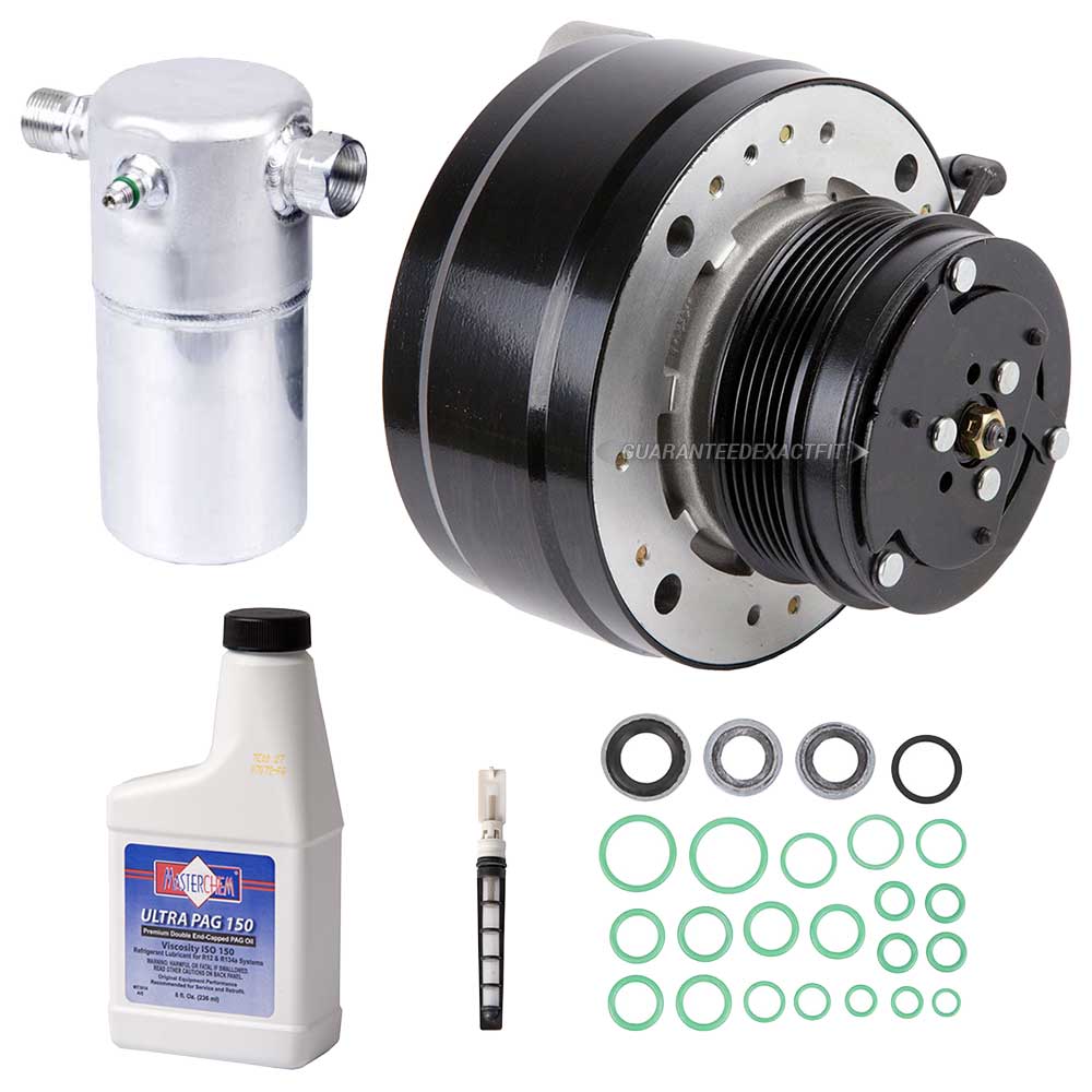 New AC Compressor & Clutch With Complete A/C Repair Kit For Chevy GMC