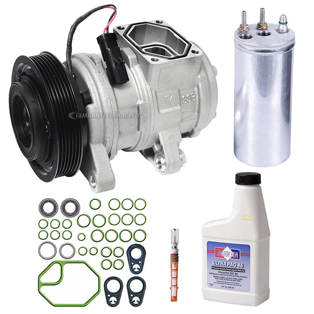 2006 Jeep Wrangler A/C Compressor and Components Kit 4.0L 6Cyl Engine