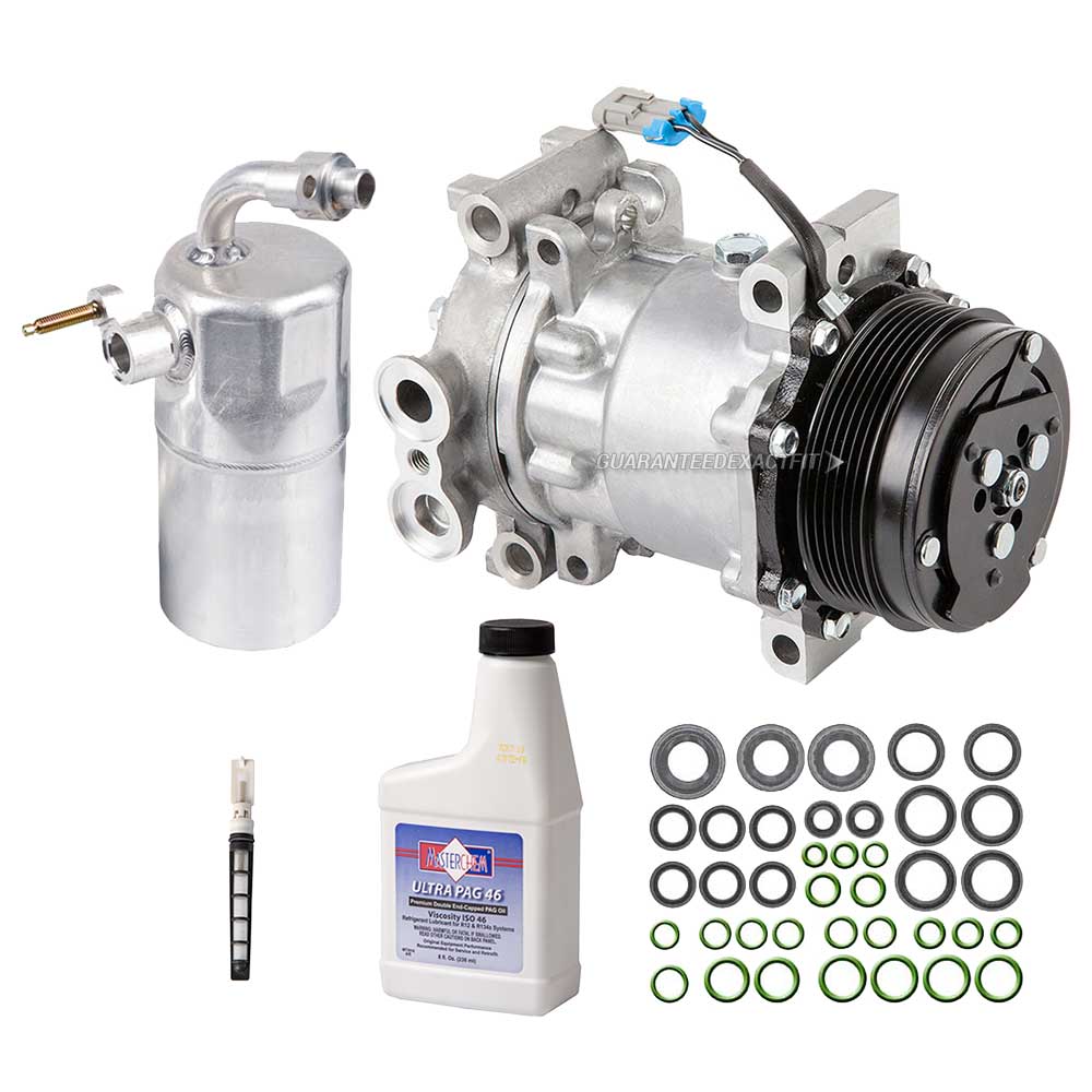 1999 Chevrolet Silverado A/C Compressor and Components Kit 4.3L Engine with New Body Style 60