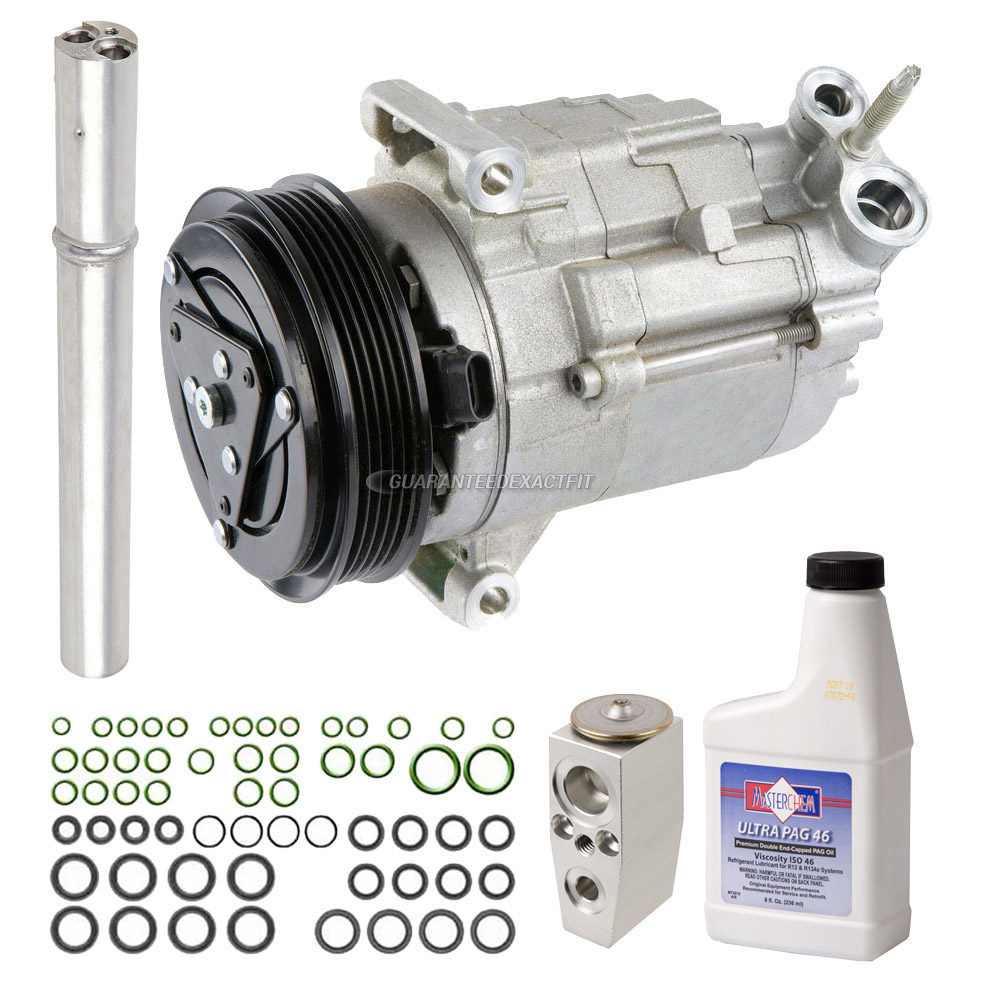 2010 Chevrolet Equinox A/C Compressor and Components Kit 2.4L Engine 60