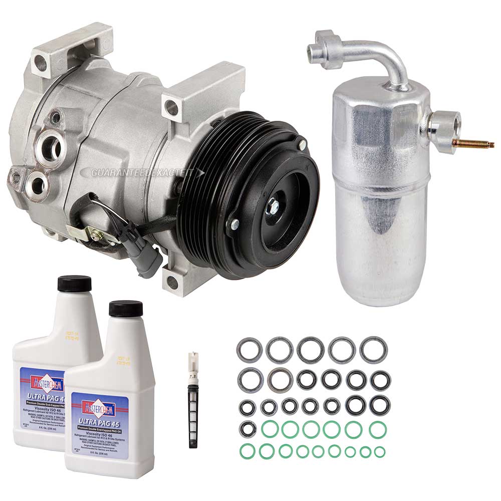 2008 Chevrolet Silverado A/C Compressor and Components Kit 6.6L Engine