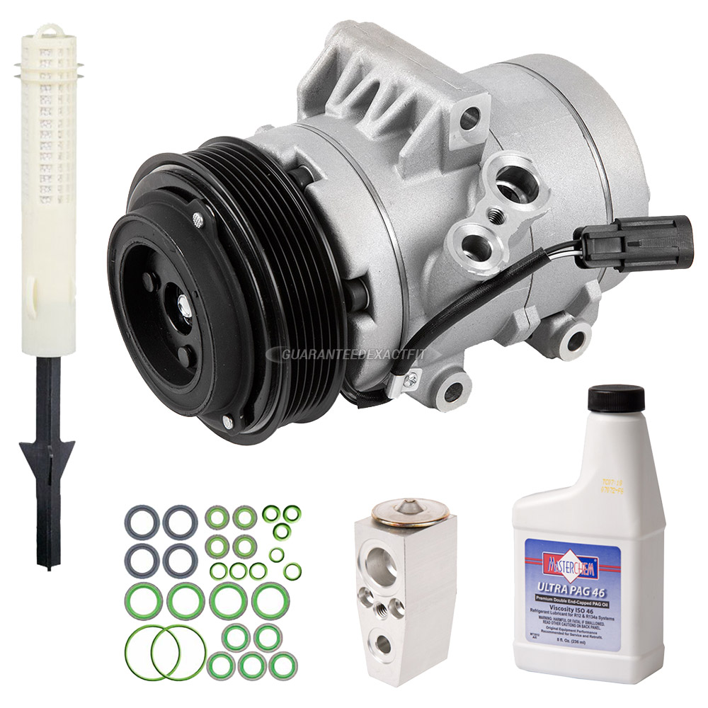 2010 Ford Fusion A/C Compressor and Components Kit 2.5L Non Hybrid