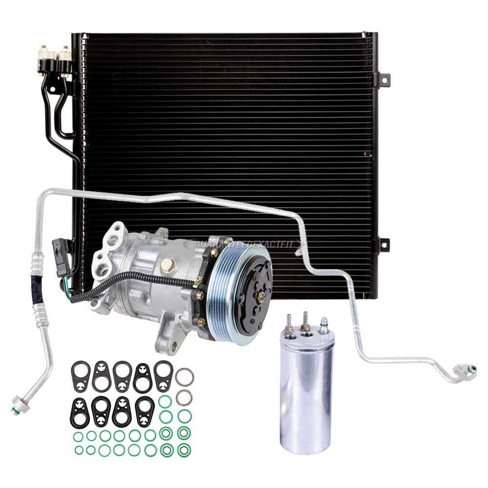 2005 Jeep Liberty A/C Compressor and Components Kit 3.7L Engine 6082429 CK