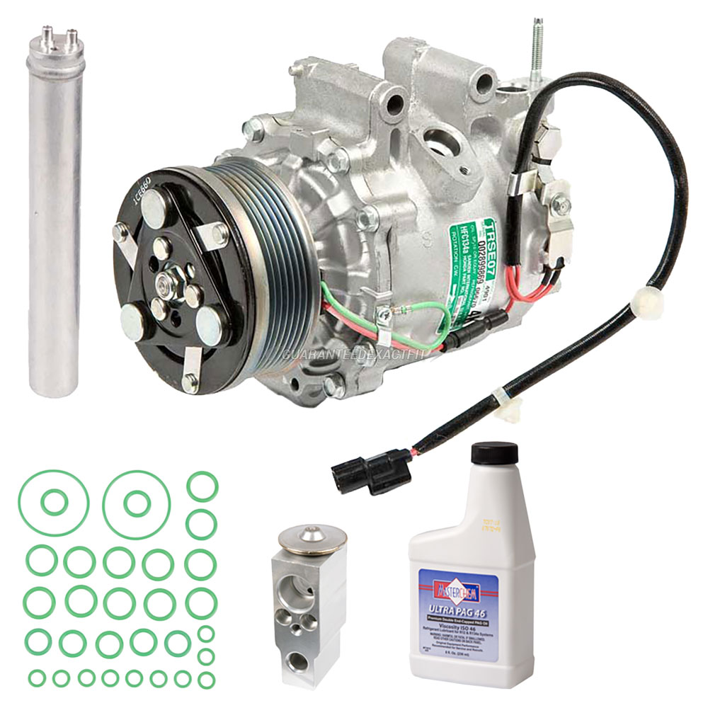 2007 Honda Civic A/C Compressor and Components Kit 1.8L Engine - 3 Pin