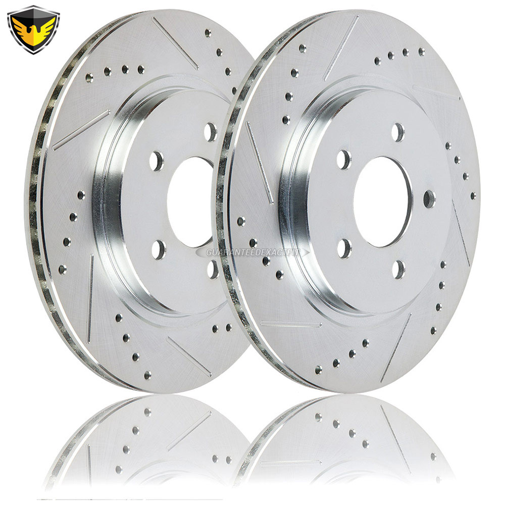 2014 Ford Mustang Brake Rotor Set 3.7L Performance Brakes Automatic