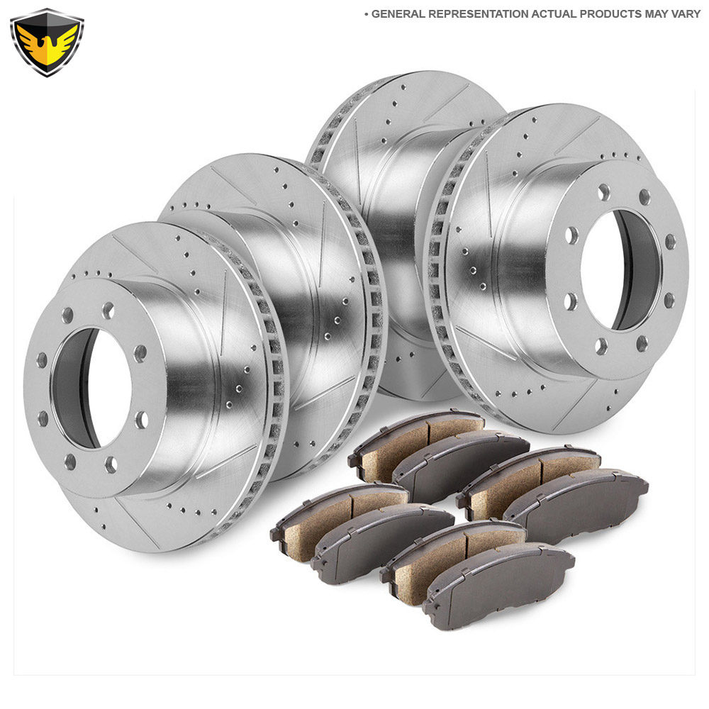 Ford E Series Van Brake Pad and Rotor Kit