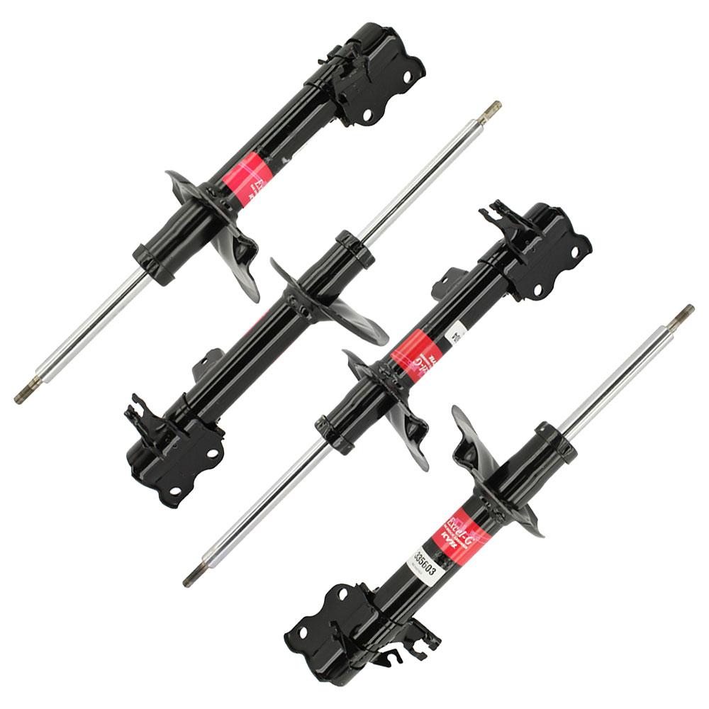 2006 Nissan XTrail Shock and Strut Set Front and Rear Set 7581728 4D