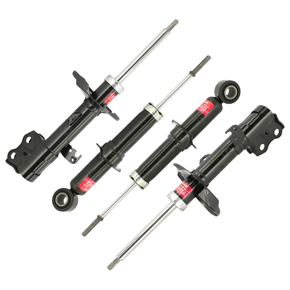 2010 Toyota Corolla Shock and Strut Set NonXRS Front and Rear Set 7581798 4D