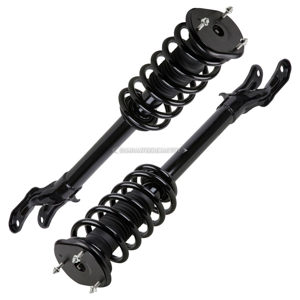 2014 Dodge Durango Shock and Strut Set Front Set With Springs 7585767 2C