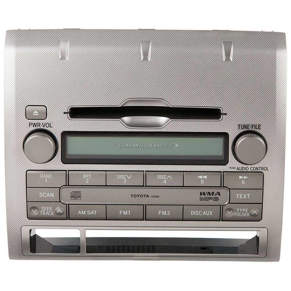 2007 Toyota Radio or CD Player AMFMXMMP3Single CD Radio with
