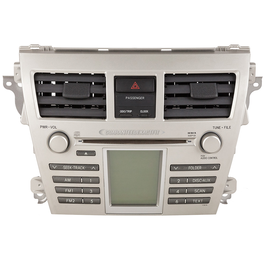 2007 Toyota Yaris Radio or CD Player RadioAMFMMP3Single CD with