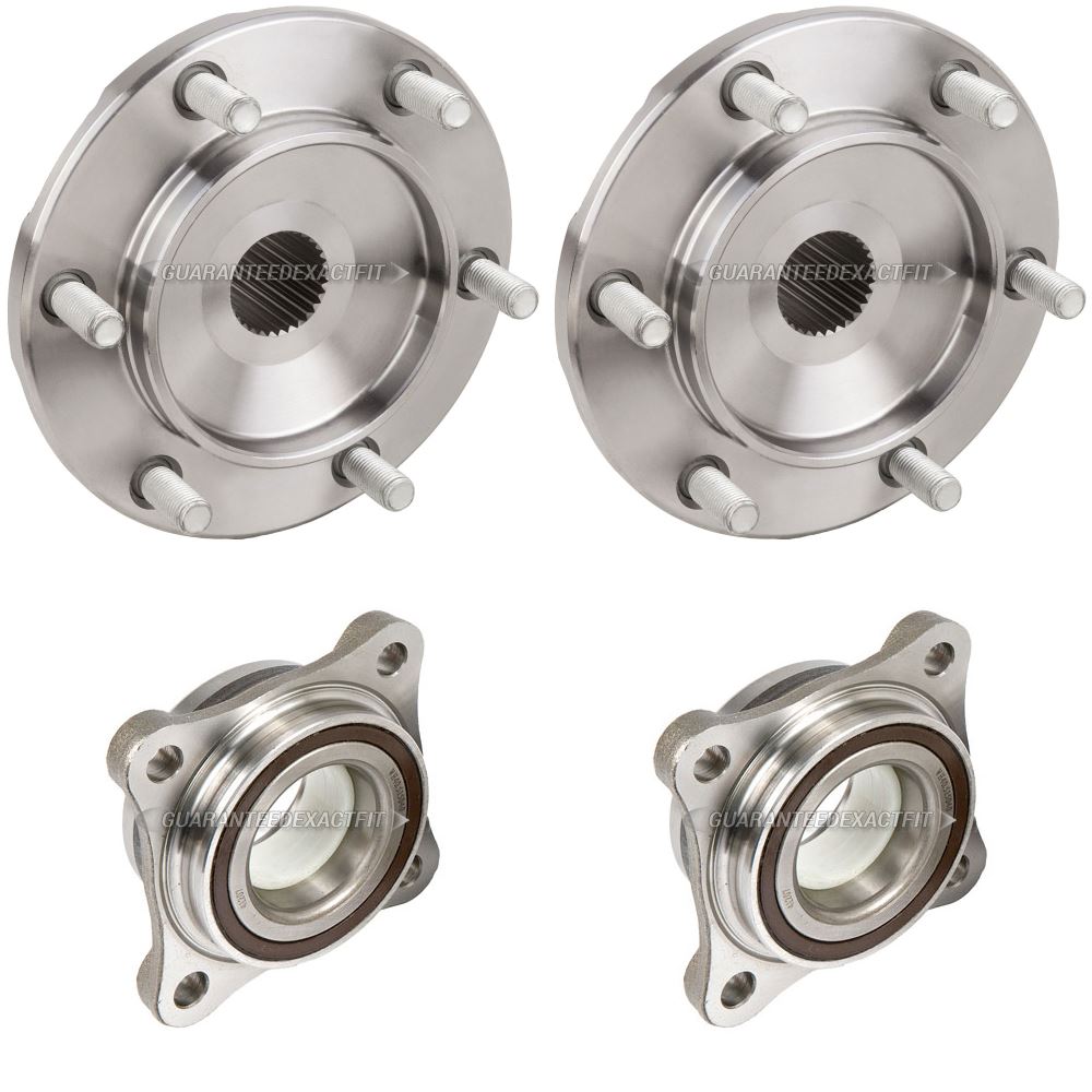 2006 Toyota Wheel Hub Assembly Kit Pair of Front Hubs and