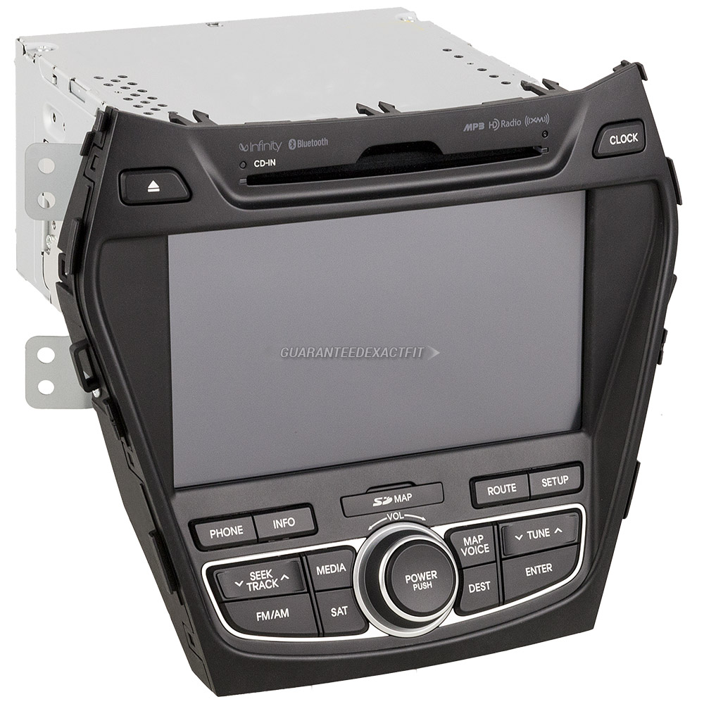 2015 Hyundai Santa Fe Navigation Unit InDash Navigation Unit with