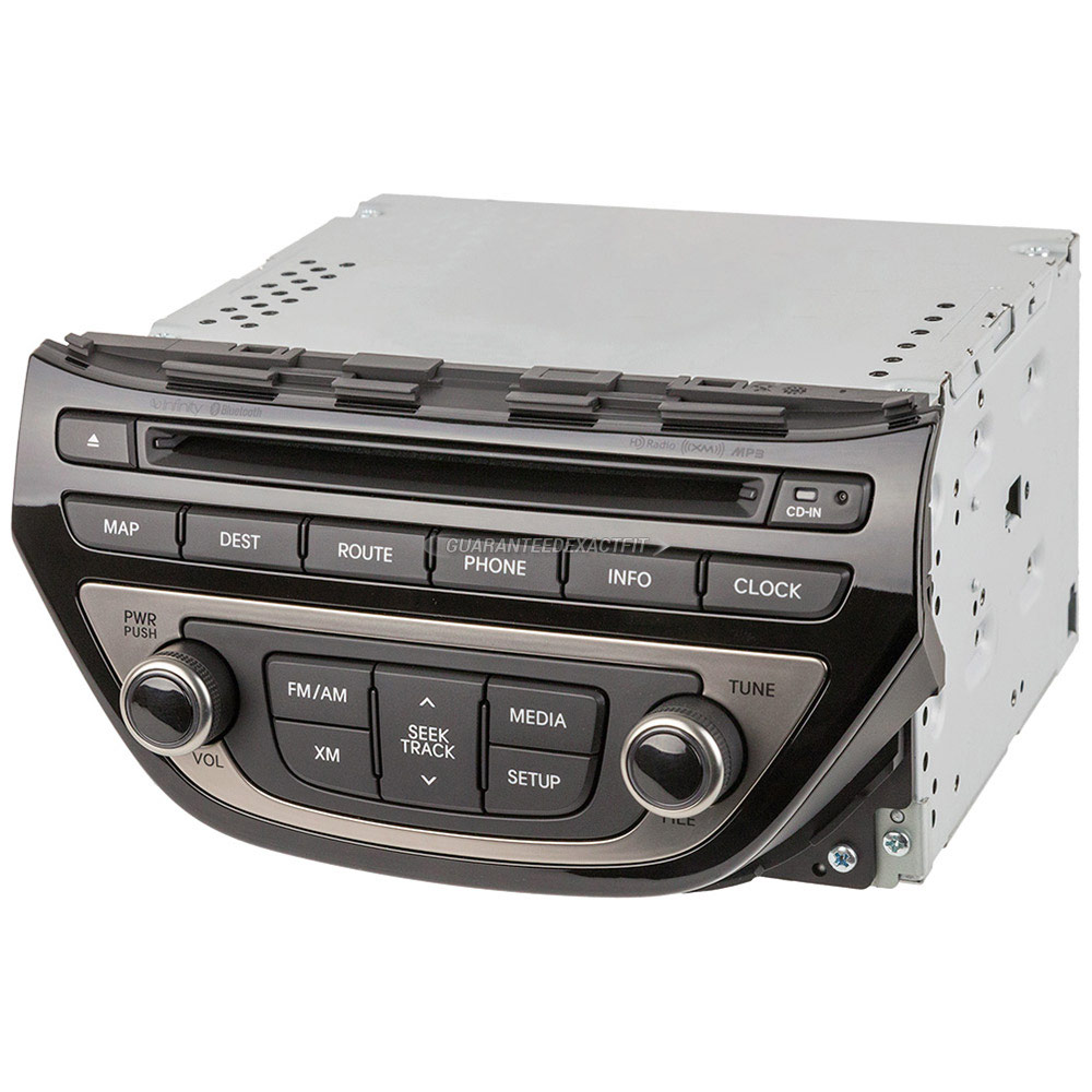 2013 Hyundai Genesis Radio or CD Player AMFMXMSingle CD Radio With