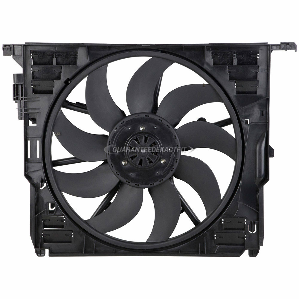  Bmw 535i GT xDrive Cooling Fan Assembly 